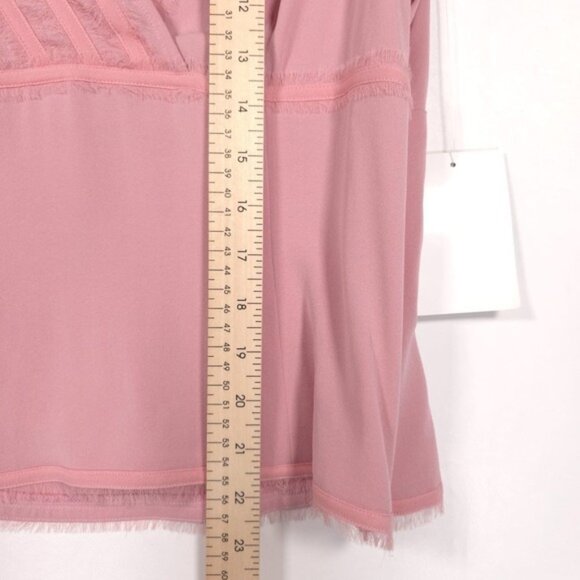 NWT DONCASTER Women's SILK Blend Top Tank Size 12 Slit‎ Side VNeck Style 152CM05 - Picture 5 of 11